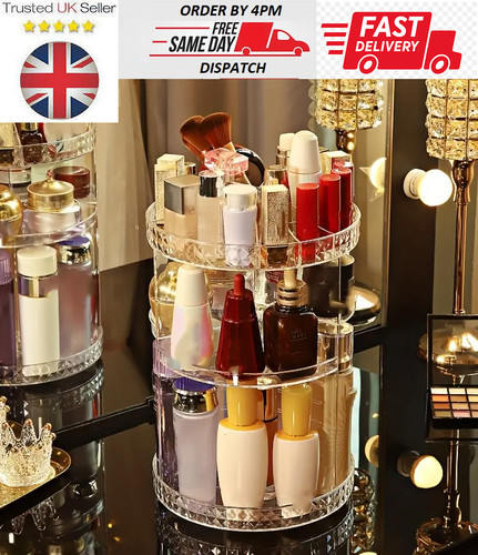 Rotating makeup organiser - makeup,