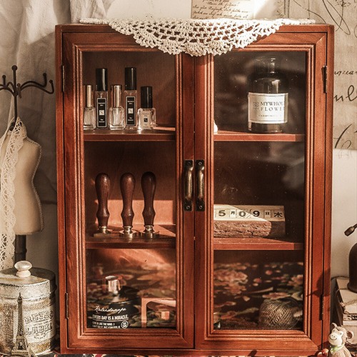 Vintage wooden cosmetic - vintage,