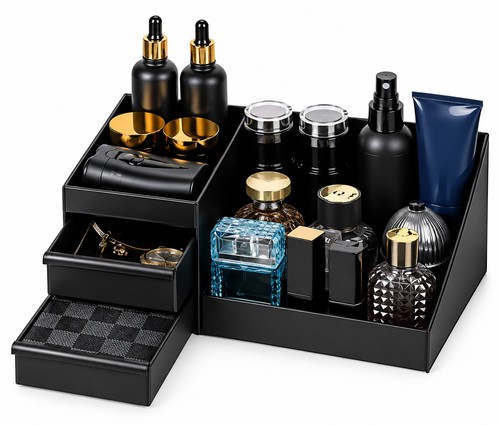 Perfume organiser with drawers - organiser,