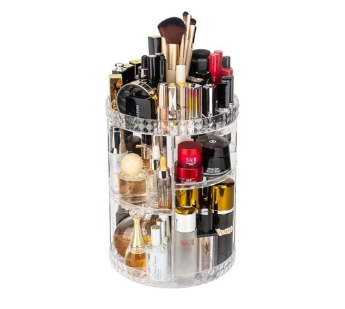 Rotating makeup organiser - rotating,